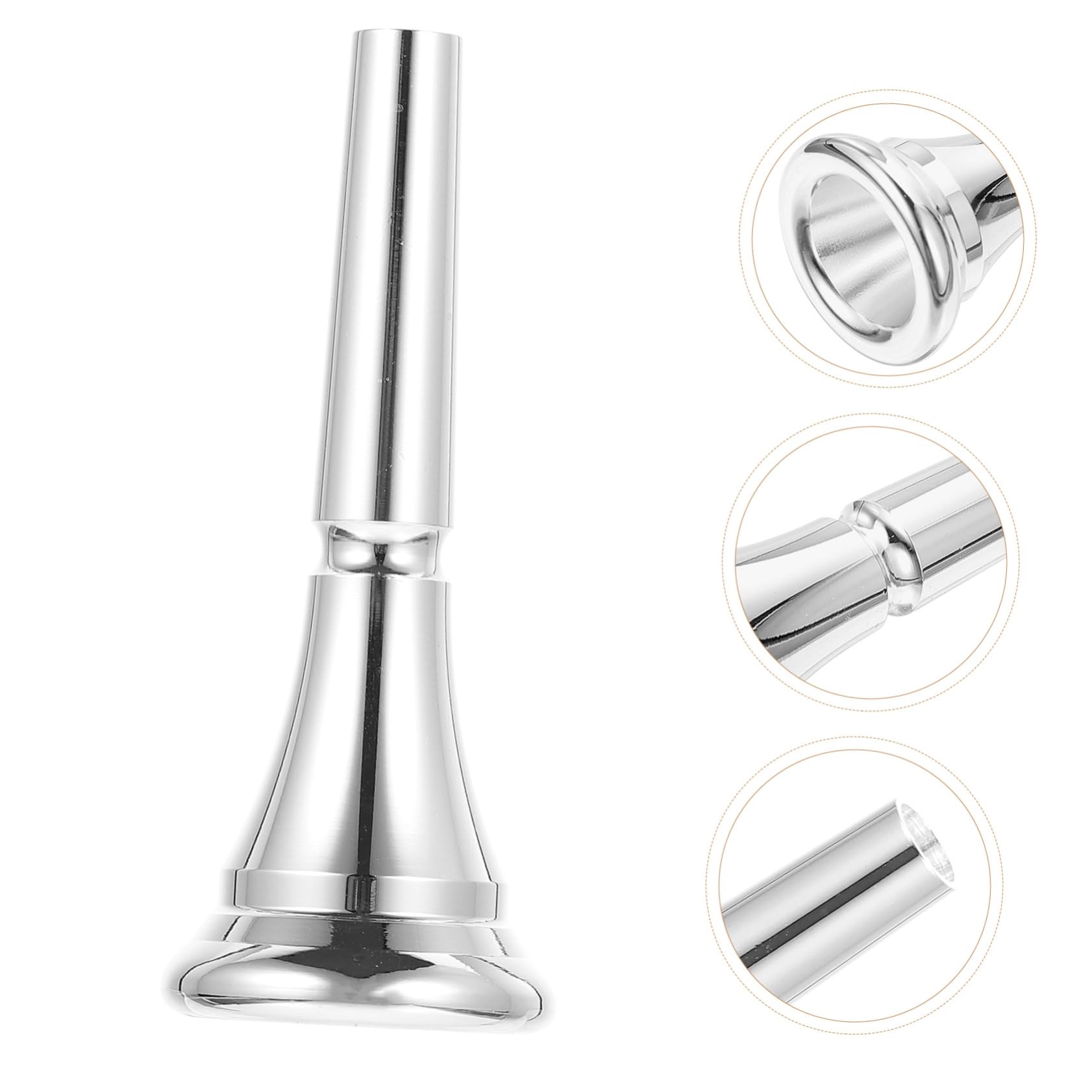 COSMEVIVI Quality French Horn Mouthpiece Euphonium Horn Replacement Part Trombone Accessory