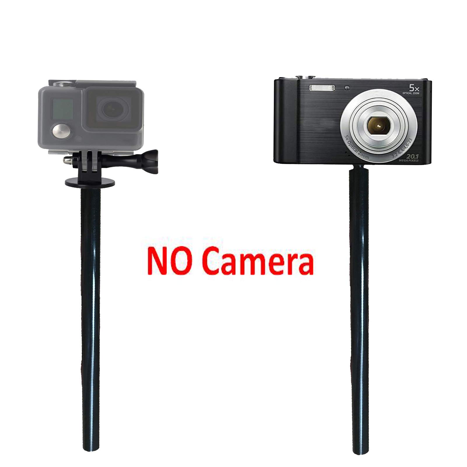Asta di prolunga da 10 cm da 1/4 a 3/8 treppiedi asta di estensione stabilizzatore accessorio di montaggio bastone per fotocamere treppiedi e
