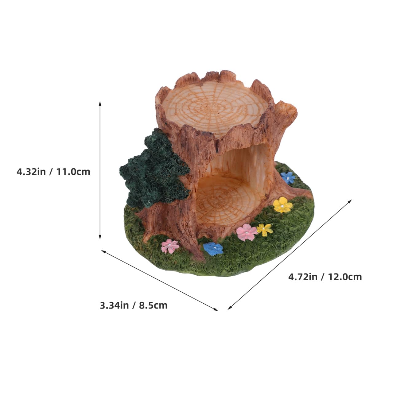Amazon.co.jp: GOOHOCHY 樹脂切り株フィギュア 樹脂フォトプロップ