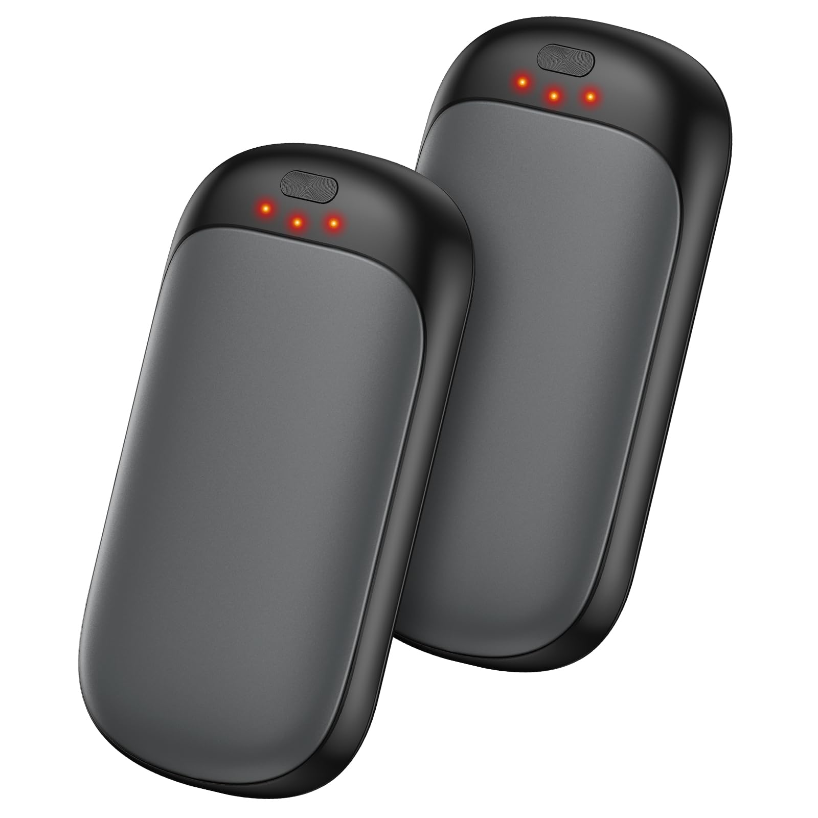 Jonwall Hand Warmers Rechargeable, 2 Pack Electric Hand Warmer Reusable Portable Handwarmers with 3 Levels Heat, USB Pocket Warmer Warm Gifts for Men Women Outdoor Camping Golf Fishing