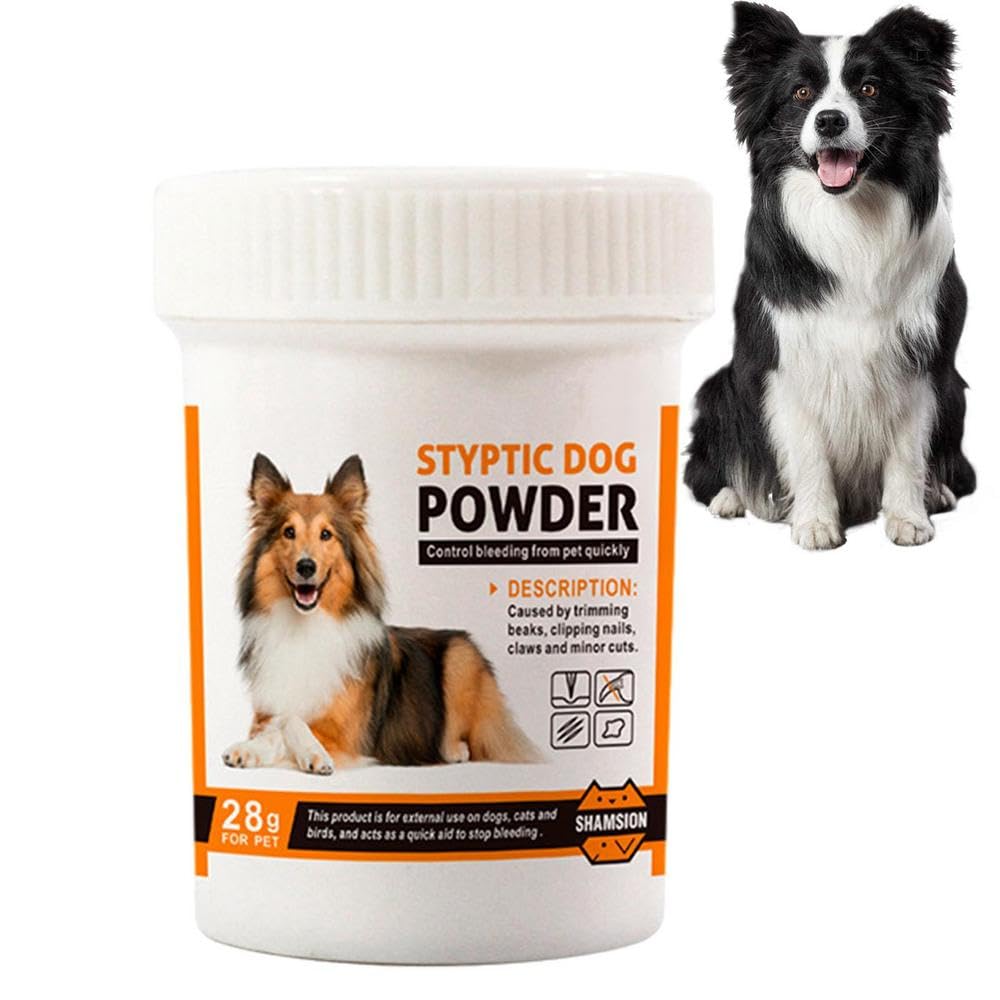 FDTY Pet Hemostatic Powder 0.98oz Blood Stop Powder For Quick Clot And Gentle Pet Wound Care Cats Nail Clipping Styptic Powder Nails