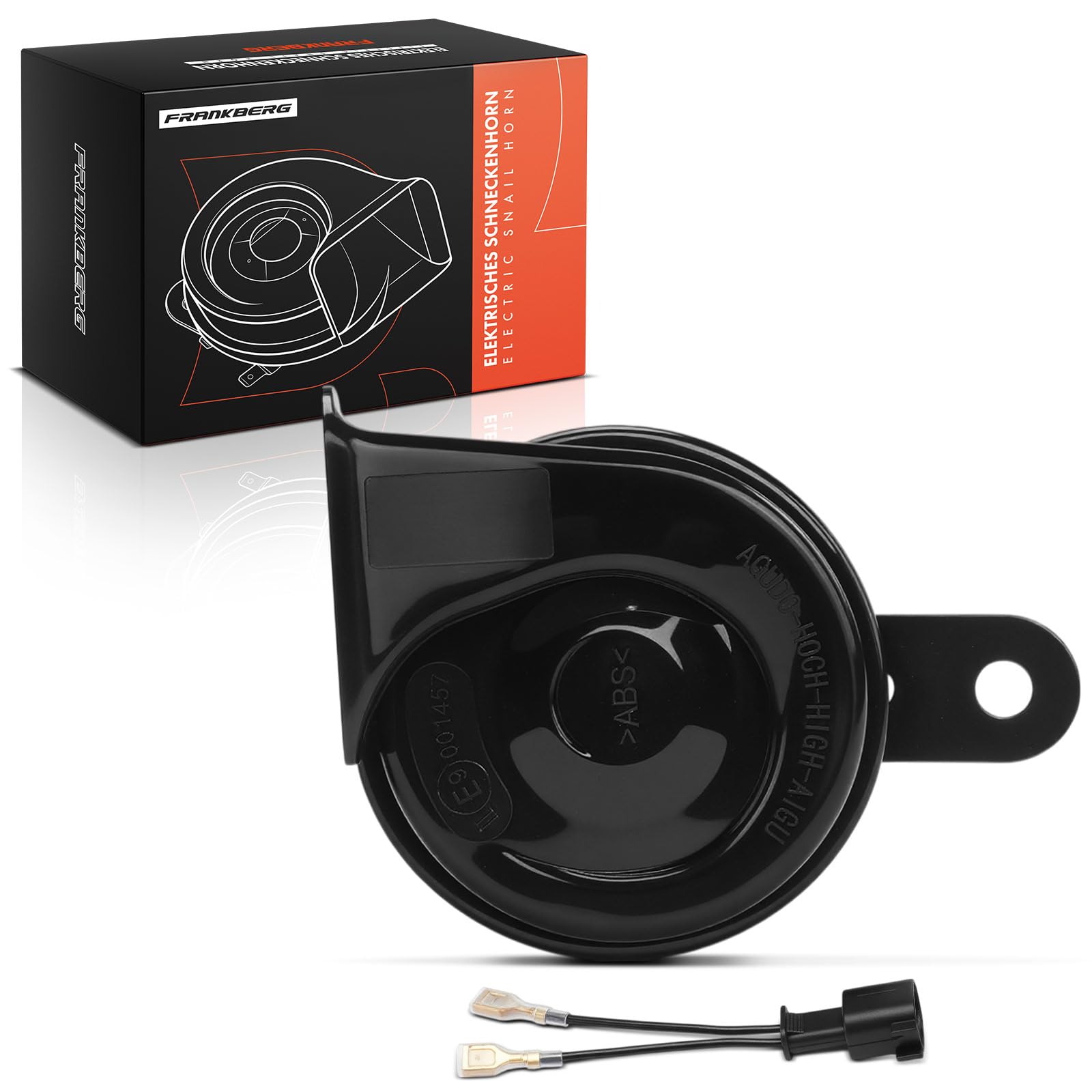Frankberg Sygnał dźwiękowy klaksonu kompatybilny z d Edge K.u.g.a Mondeo M.u.s.t.a.n.g Focus Fiesta MaverickCaptiva Spark Aveo Trax Snail Horn w/one Wire Connector One Piece