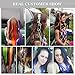 Colored Clip in Hair Extensions 20