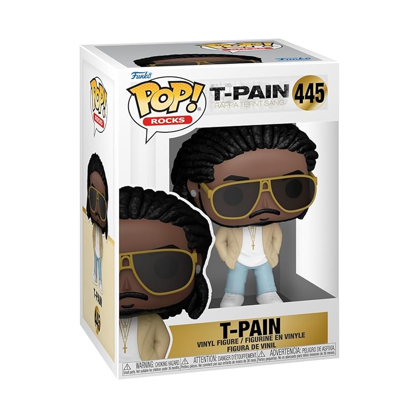 Funko POP! Rocks: T-Pain - (Rappa Ternt Sanga) - Figura in Vinile da Collezione - Idea Regalo - Merchandising Ufficiale - Giocattoli per Bambini e Adulti - Music Fans - Figura per i Collezionisti