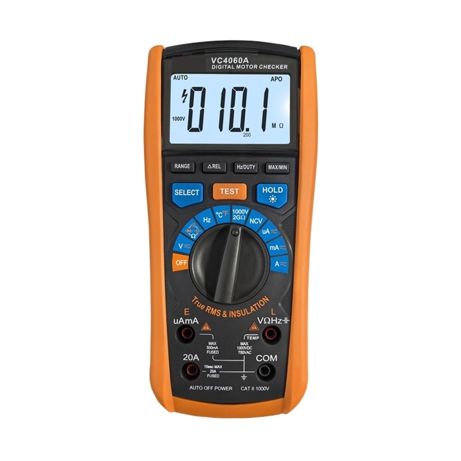 Tester Elektryczny, Cyfrowy Tester Rezystancji Izolacji NCV Megaomomierz True RMS AC DC Multimetr Dioda Silnik Sprawdź Miernik Alarm