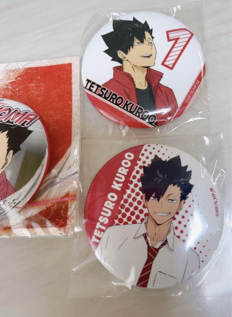 ハイキュー 黒尾 昼休憩 缶バッジ