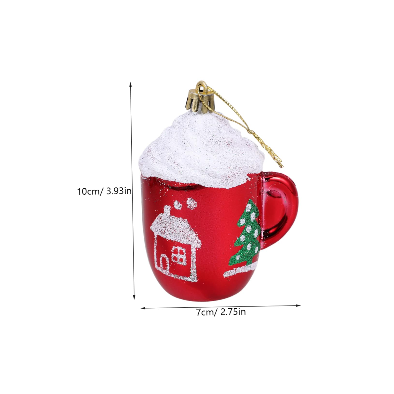 ABOOFAN 5 Set Ciondolo Albero Di Natale Decorazione Festiva Decorazione Festa Dell'albero Di Natale Decorazioni Da Appendere All'albero Di Natale Ciondoli Natalizi 4 Pezzi * 5