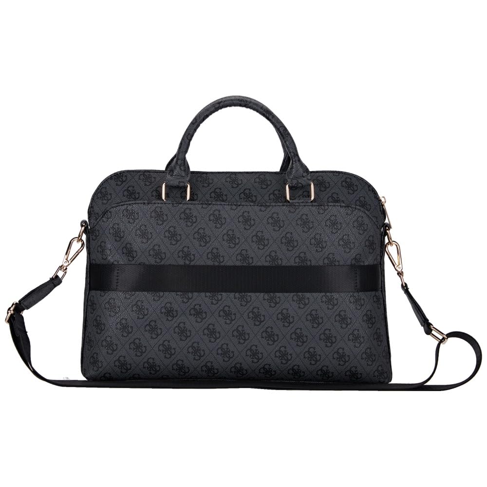 CG MOBILE Guess - Funda para portátil 4G con cremallera y logo triángulo de 15" (Negro), Negro
