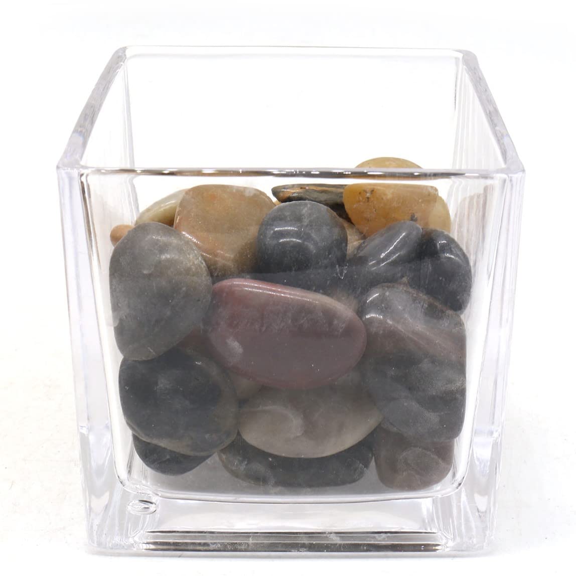 Pietre lucide per piante, ciottoli decorativi, 3,5 cm, 4,5 kg