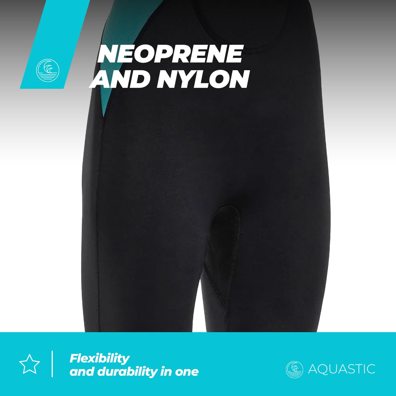 AQUASTIC Wavey 2 Mm ist EIN funktioneller Neoprenanzug für Frauen, die im Wasser aktiv Sein und Sich dabei wohlfühlen wollen.