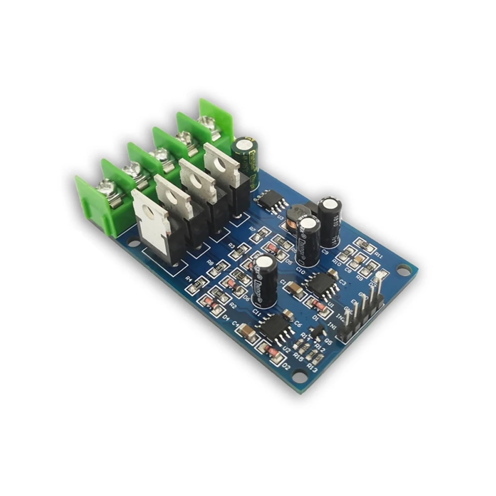 Módulo controlador de motor de puente H de alta potencia 5-30V 170W NMOS con freno adelante y marcha atrás PWM controlador de velocidad del motor de ciclo de trabajo