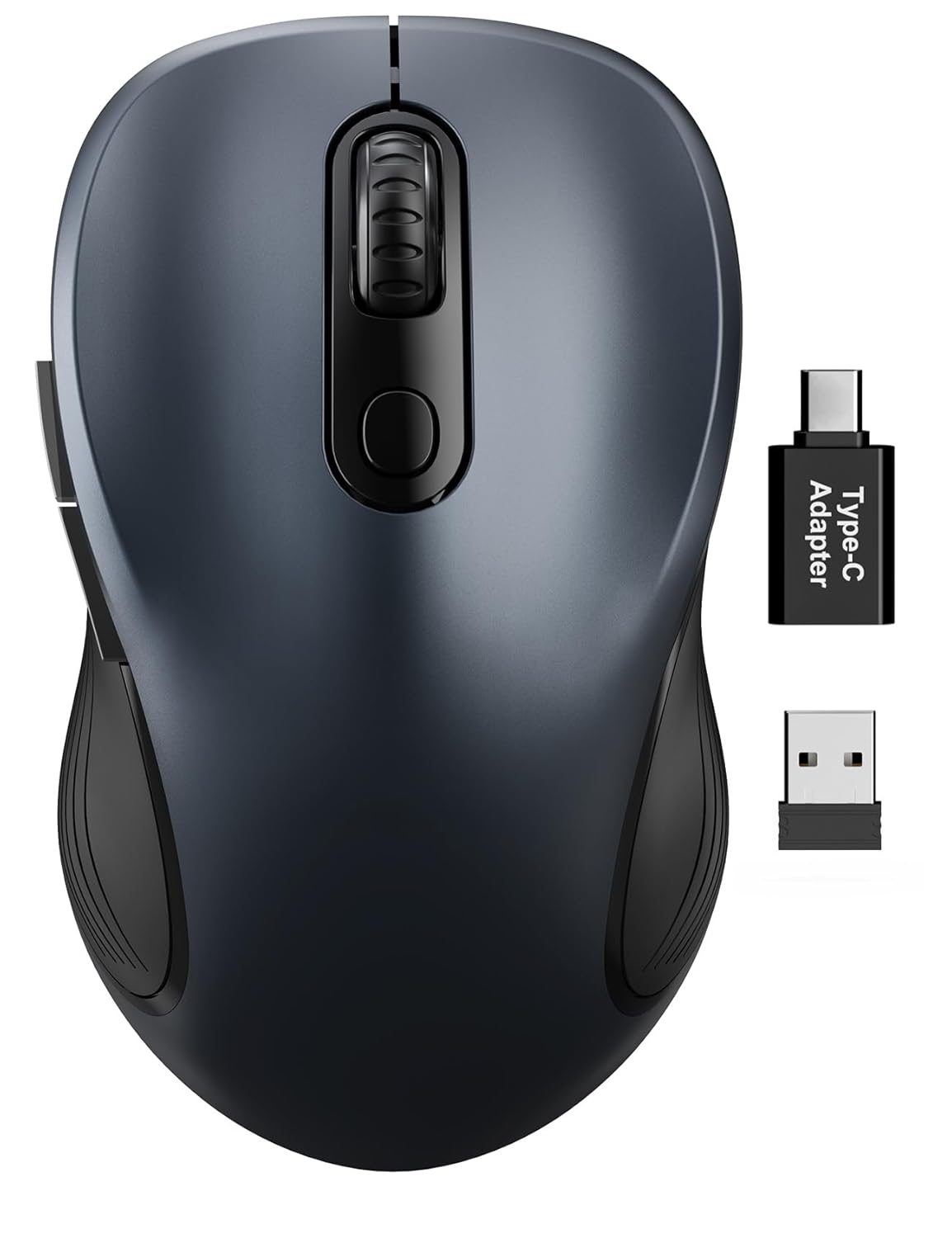Trueque Wireless Mouse 2 4GHz Ergonomic Mouse for Laptop PC Silent Portable Computer Mice with Back Forward Buttons