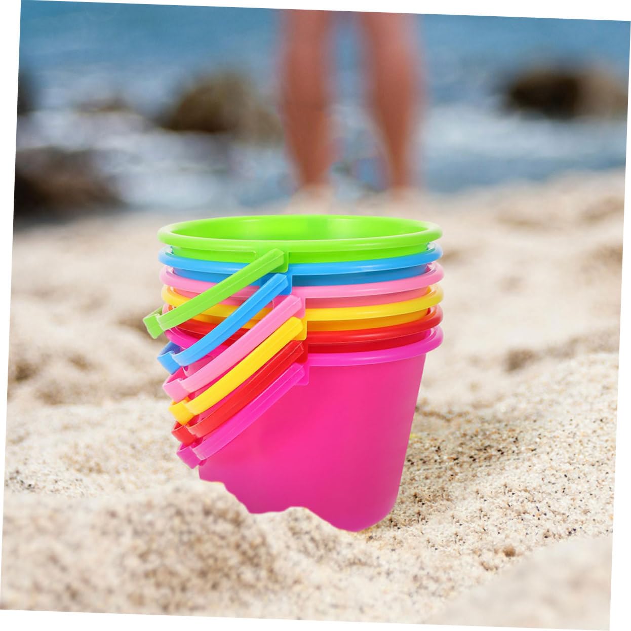 Secchiello Spiaggia Ragazzo Ragazza 12 Pezzi Abs Giocattolo Mare | Beach Buckets, Beach Essentials, Bucket Kids, Beach Day Essentials, Toy Beach, Atmosfera Estiva