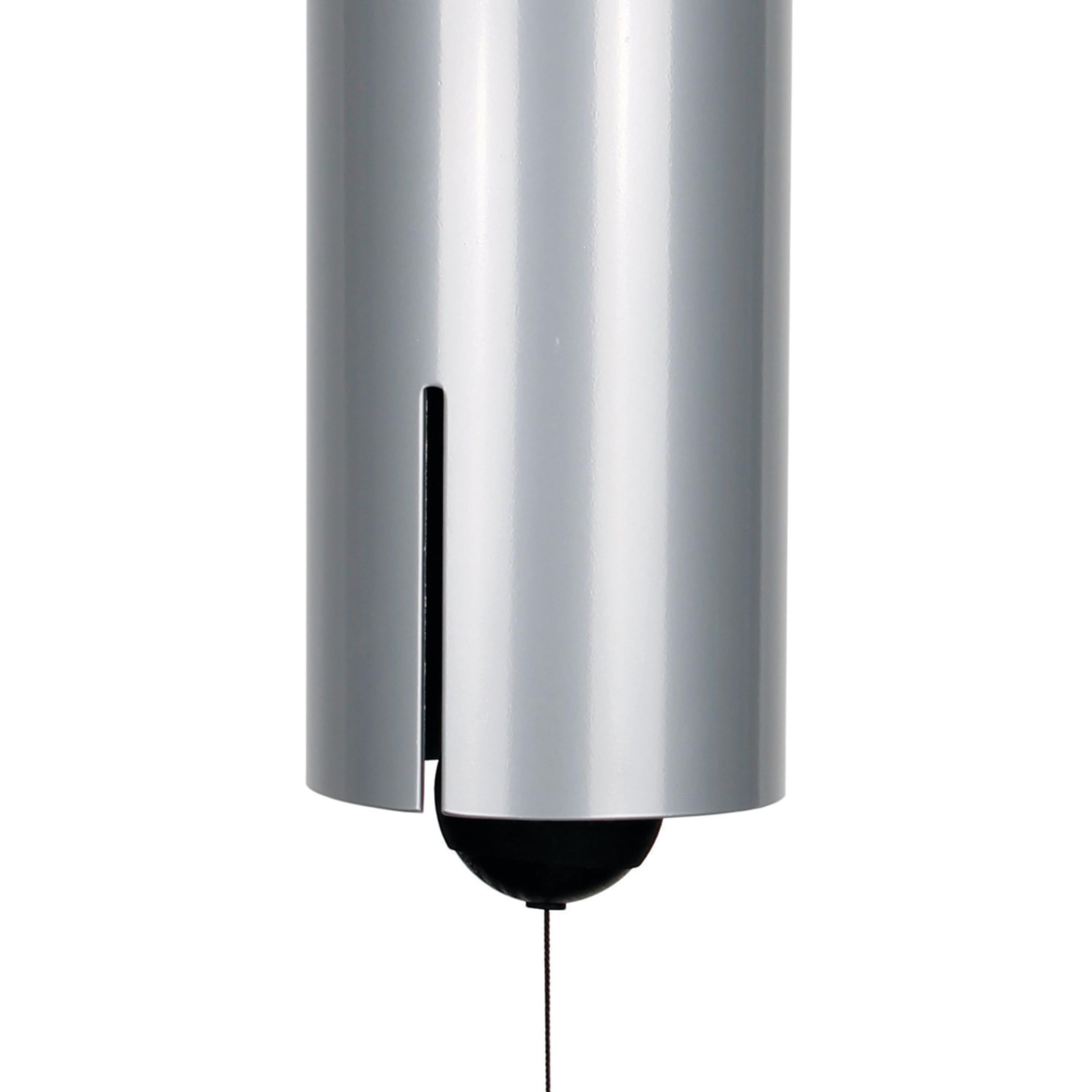 Woodstock Windspiel 'Heldenhafte Windglocke' – 101,6 Cm, Grau, Tiefer Klang Für Garten & Terrasse