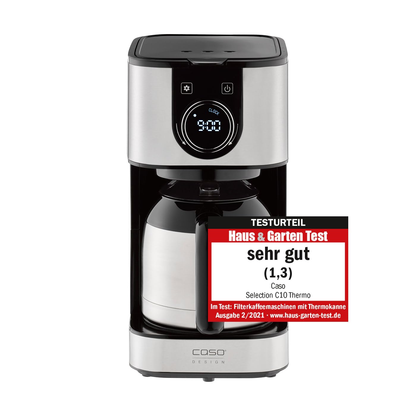 Caso Selection C10 – Thermo-Kaffeemaschine mit 1,2 L Thermoskanne