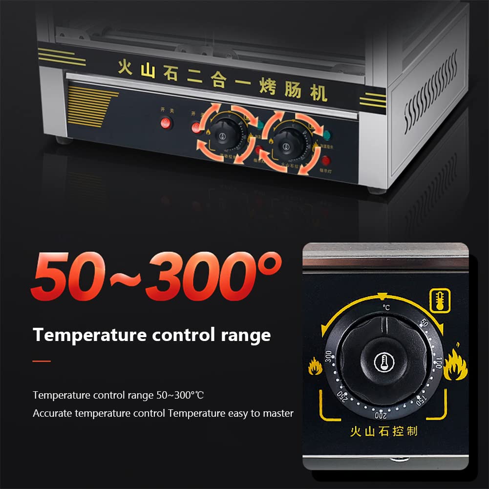 Máquina para Hacer Salchichas de Hot Dogs eléctrica de Acero Inoxidable, máquina para Hacer Salchichas de Hot Dogs con Rodillo de Piedra, máquina automática para Hacer Salchichas de Hot Dogs
