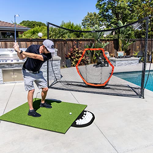 GoSports All-Weather Golf Ball Tray - 70 Ball Capacity - Compatible with All Hitting Mats - Black or Green - Image 3