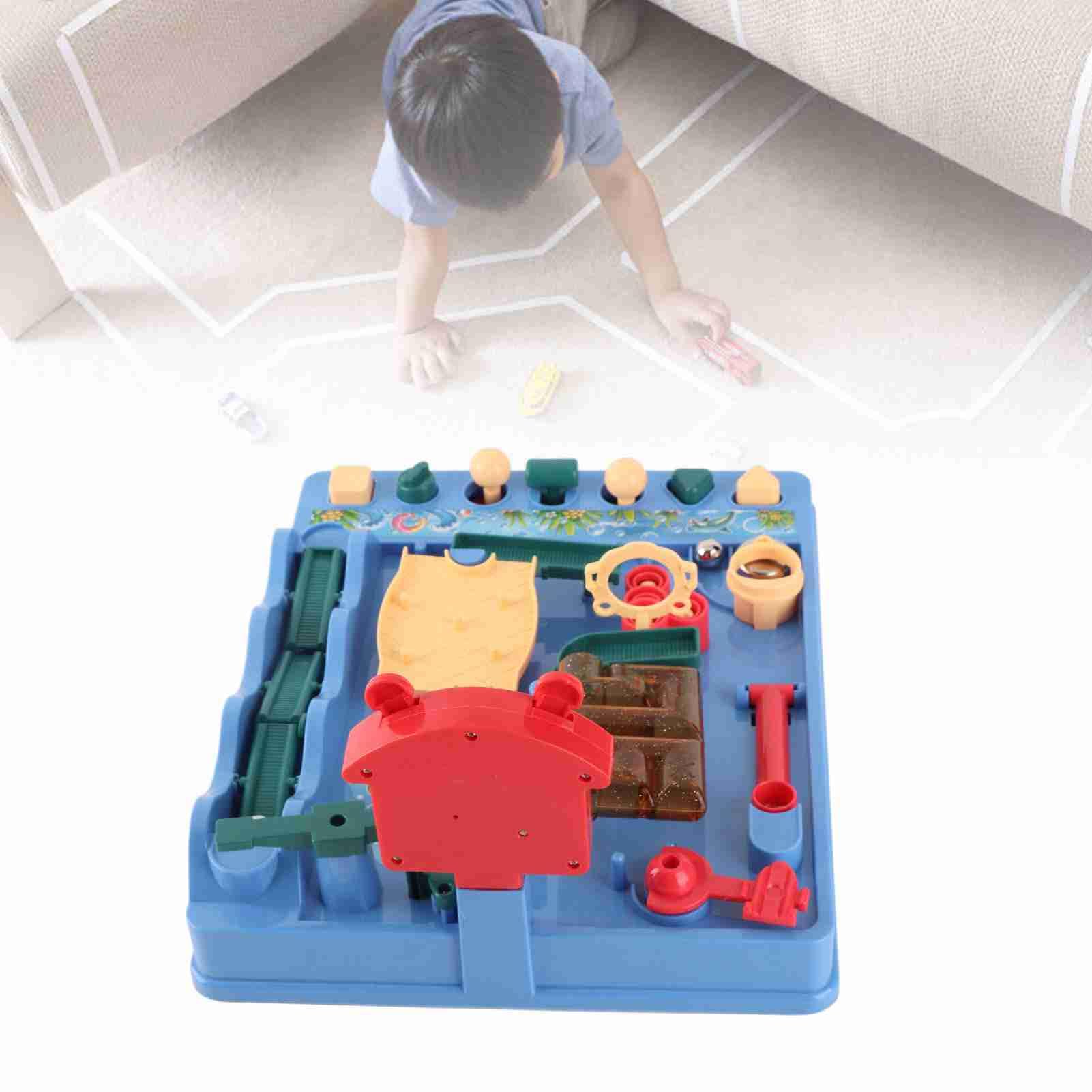 Mini Gioco da Tavolo Labirinto Parco Acquatico per Interazione Genitore-Figlio e velocità di Reazione