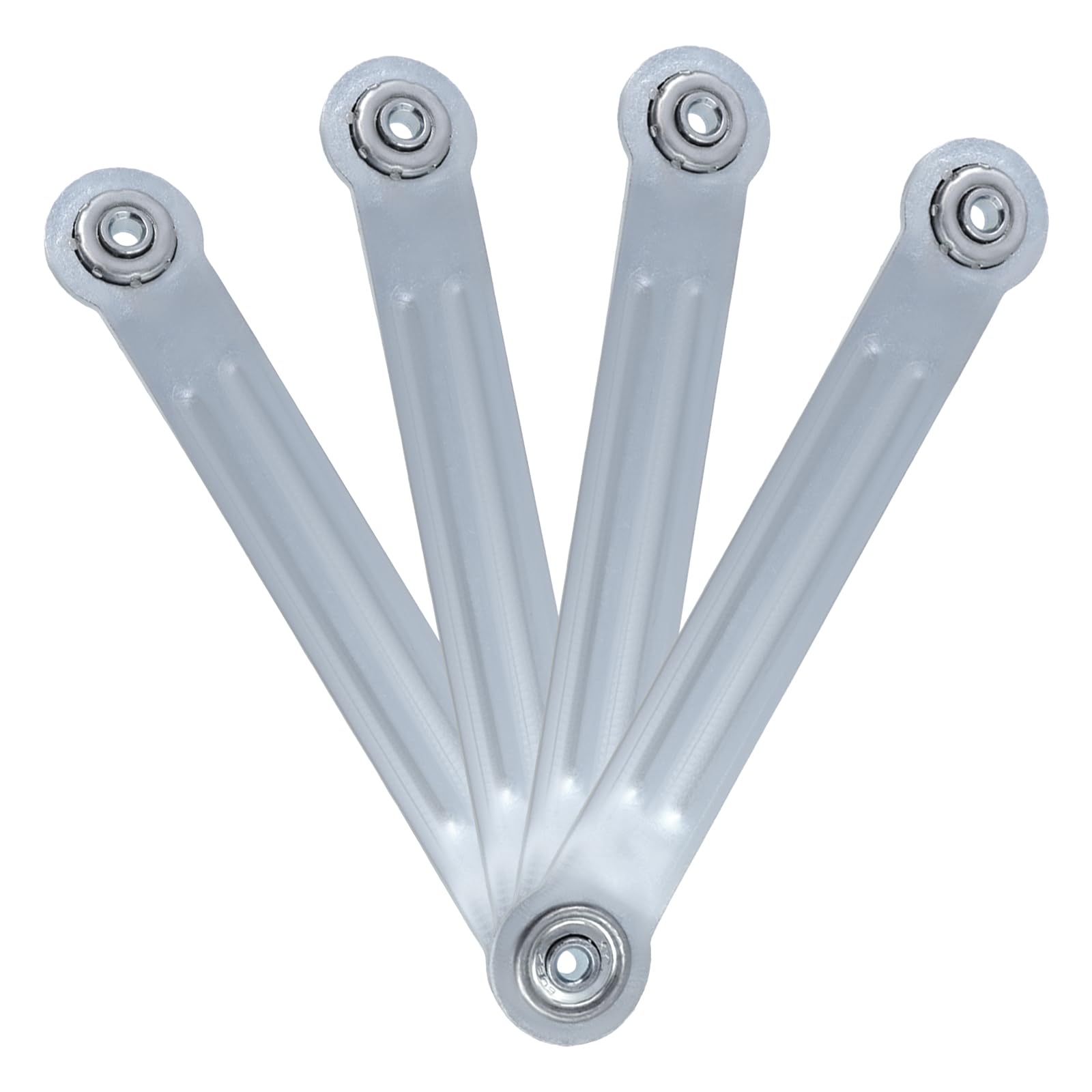 9.9 Inches Glider Bearing Arm Bracket 4Pcs, 7.5 Inches Centers, Silver