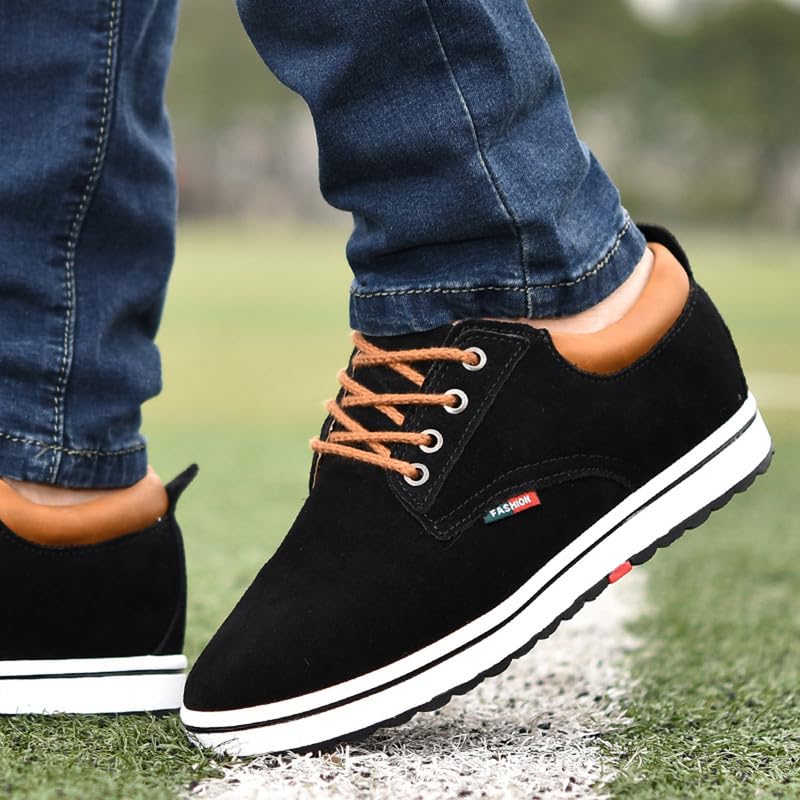 Men Elevator Sneakers Invisible Height Increasing 2.4 Inches Taller Elevator Sports Women Mesh Breathable Outdoor Lace up Fashion Shoes2