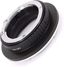 Pro Lens Adapter for use with Nikon F lenses Compatible with Fujifilm GFX G-Mount Cameras Pro Lens Adapter for use with Nikon F lenses Compatible with Fujifilm GFX G-Mount Cameras