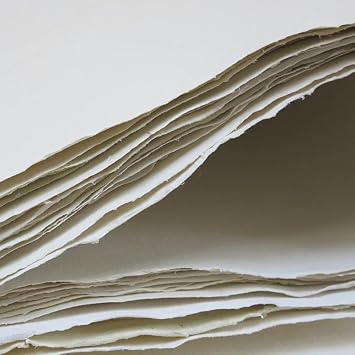 Khadi Handmade 100% Rag Watercolour Paper 320gsm : Rough : 20 Sheets Pack A3