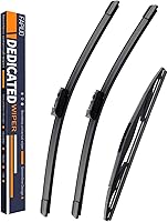 Vista 26 de Juego de hojas de repuesto para limpiaparabrisas, silenciosas, frontales de 22 pulgadas y 22 pulgadas (paquete de 2)
