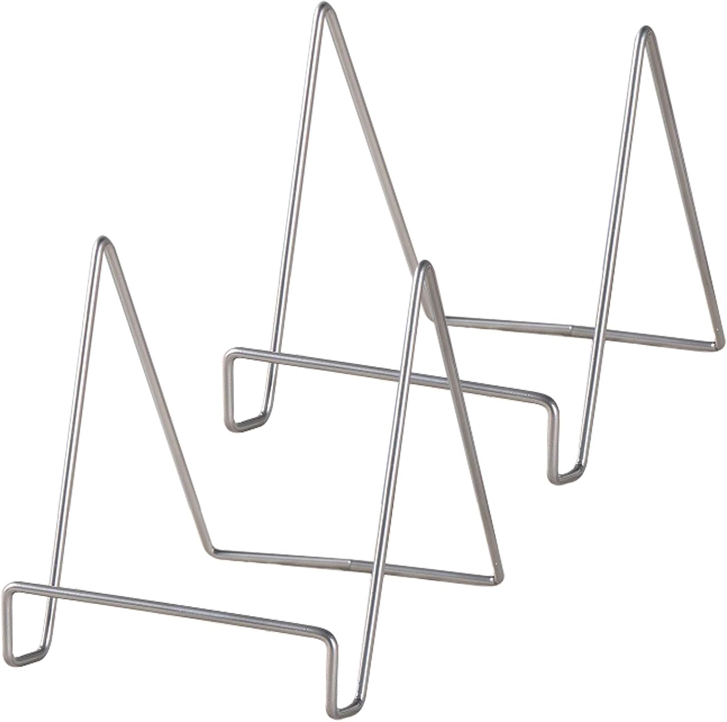 Plate Display Stand,Display Stand Display Snds for Plate,2 Pack Iron Easel Plate Holder Display Snds Mel Frame Holders for Photo Frame,Artwork Display SND,Clock,orative Plate Dish