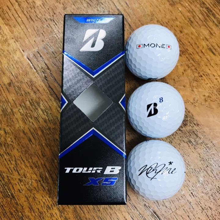✨新品／２箱セット✨　稲見萌寧　サインプリントゴルフボール　TOUR B X 稲見萌寧選手 サイン入りTOUR B X ゴルフボール 6個入り2025年