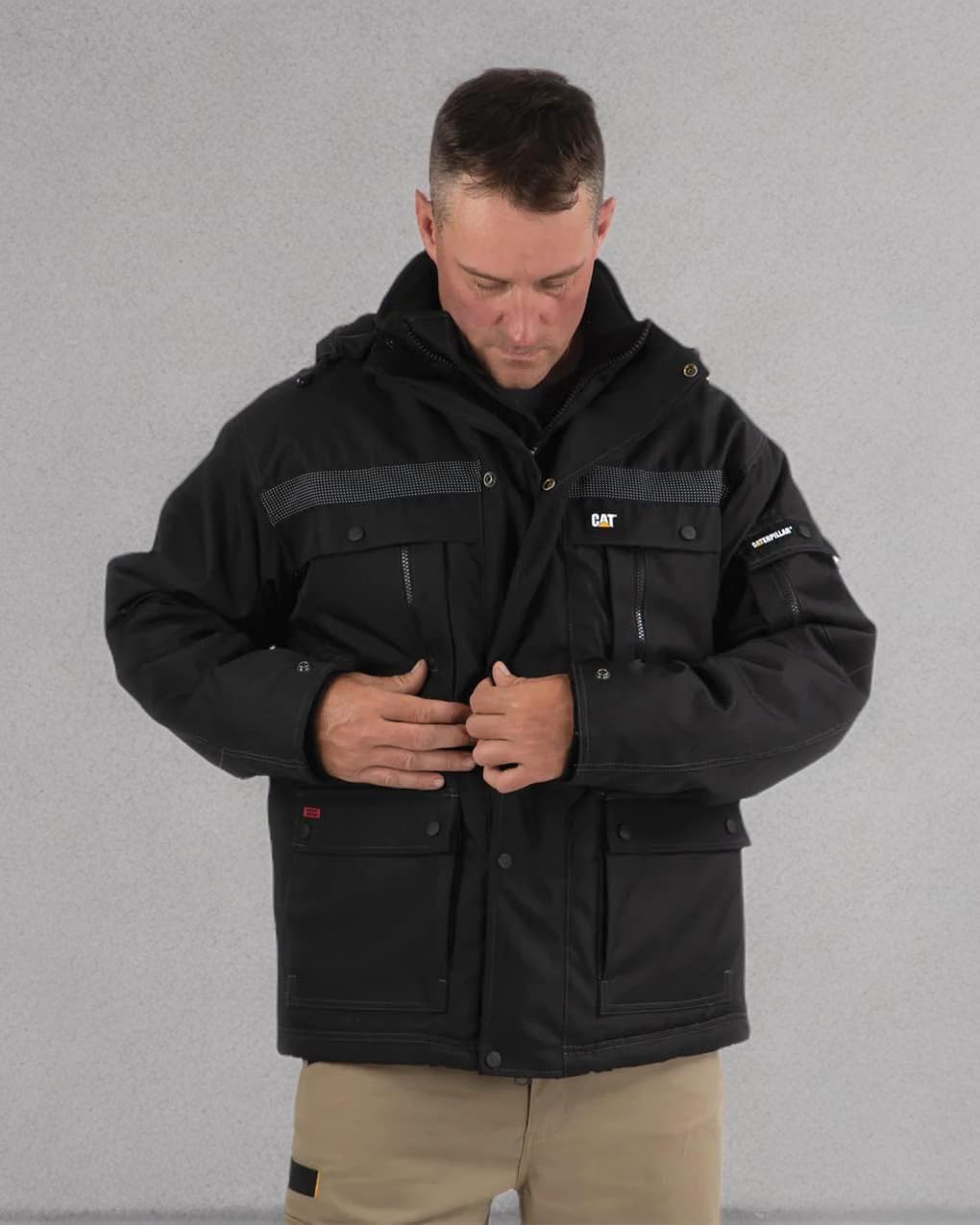 CAT mens Heavy Insulated Parka (Regular and Big & Tall Sizes)