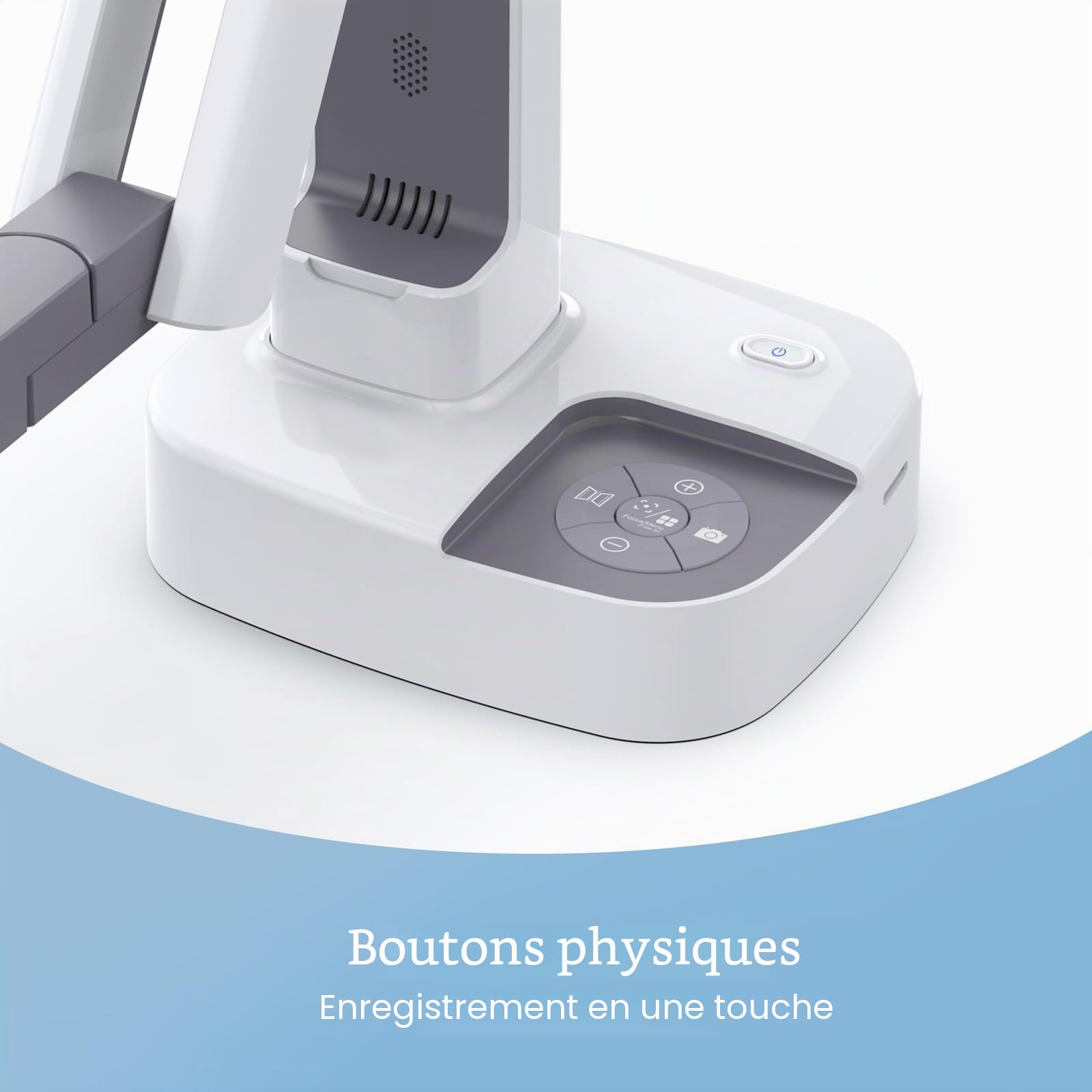 JOYUSING V50 HDMI/USB Dual Mode 13MP Document Camera/Visualiseur avec lumière pour projection en temps réel, apprentissage à distance, conférence Web, enregistrement vidéo, démonstrations en direct