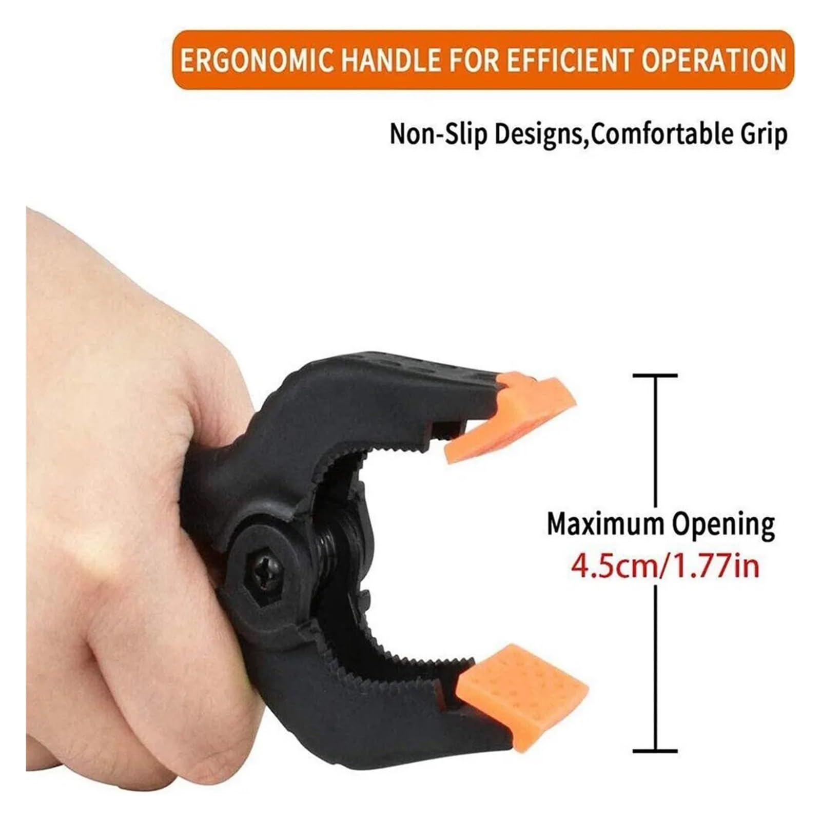Hochleistungs-Clips 5/10/20 Stück 2 Zoll verstellbare Nylon-Federklemmen