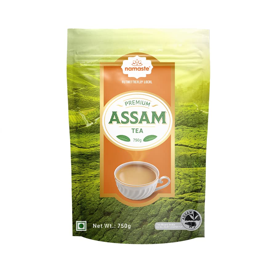 Namaste Chai Daily Assam CTC Chai | Milk Tea | Pure Black Tea | Strong Robust Flavour | 100% Natural | 750 gm