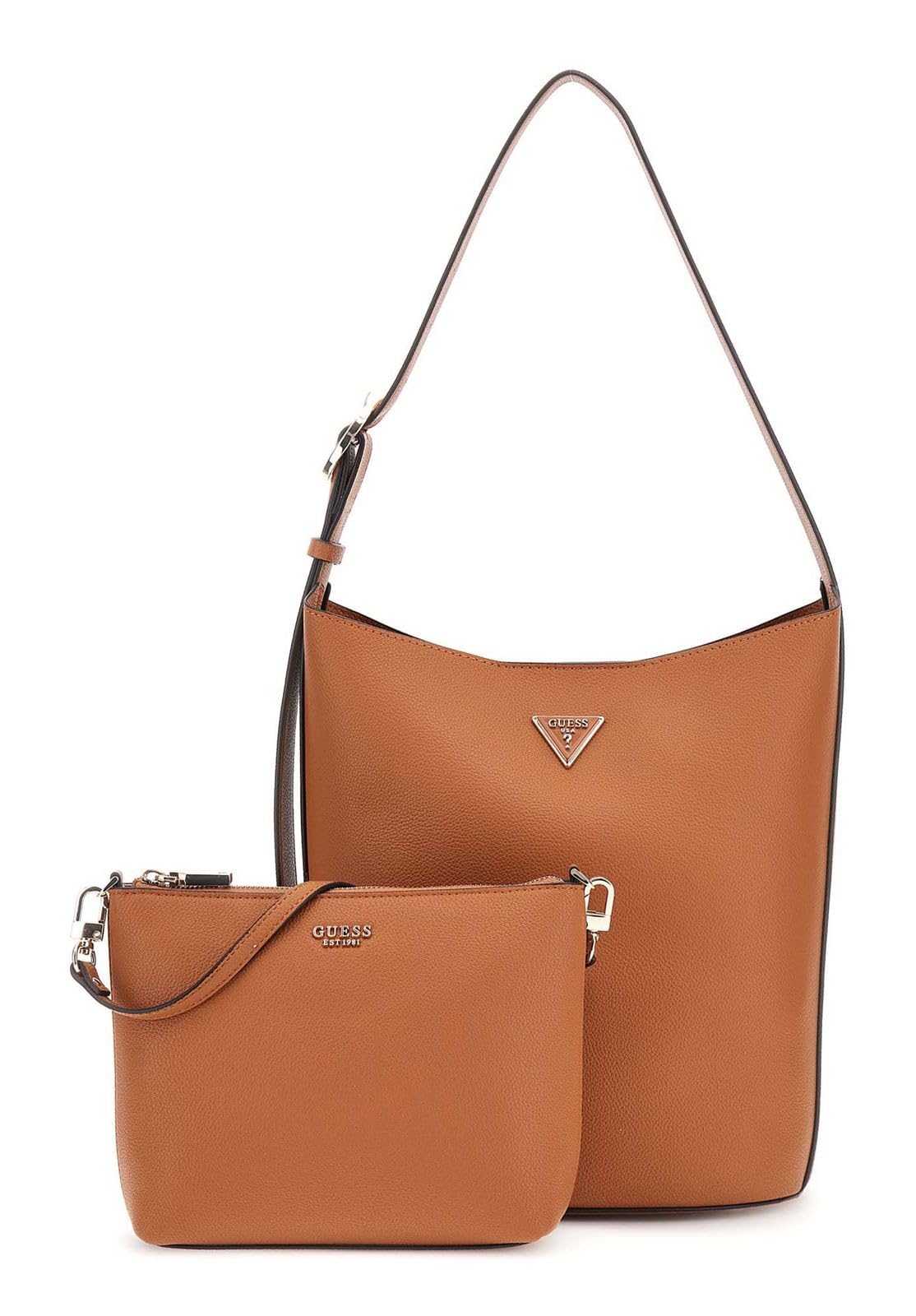 Sac à épaule Meridian II Bucket Bag Cognac marron GUESS - 5