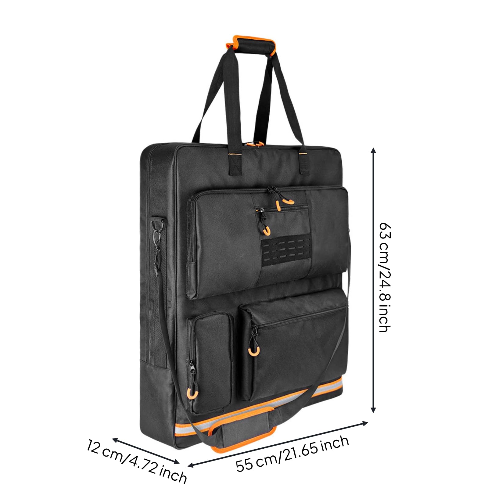 Borsa Imbottita con Tracolla Resistente Custodia Protettiva Multitasche per Campeggiatori, Campeggio, Outdoor