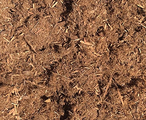 MIGHTY109 Shredded Redwood Mulch (Gorilla Hair) (48 Quarts)