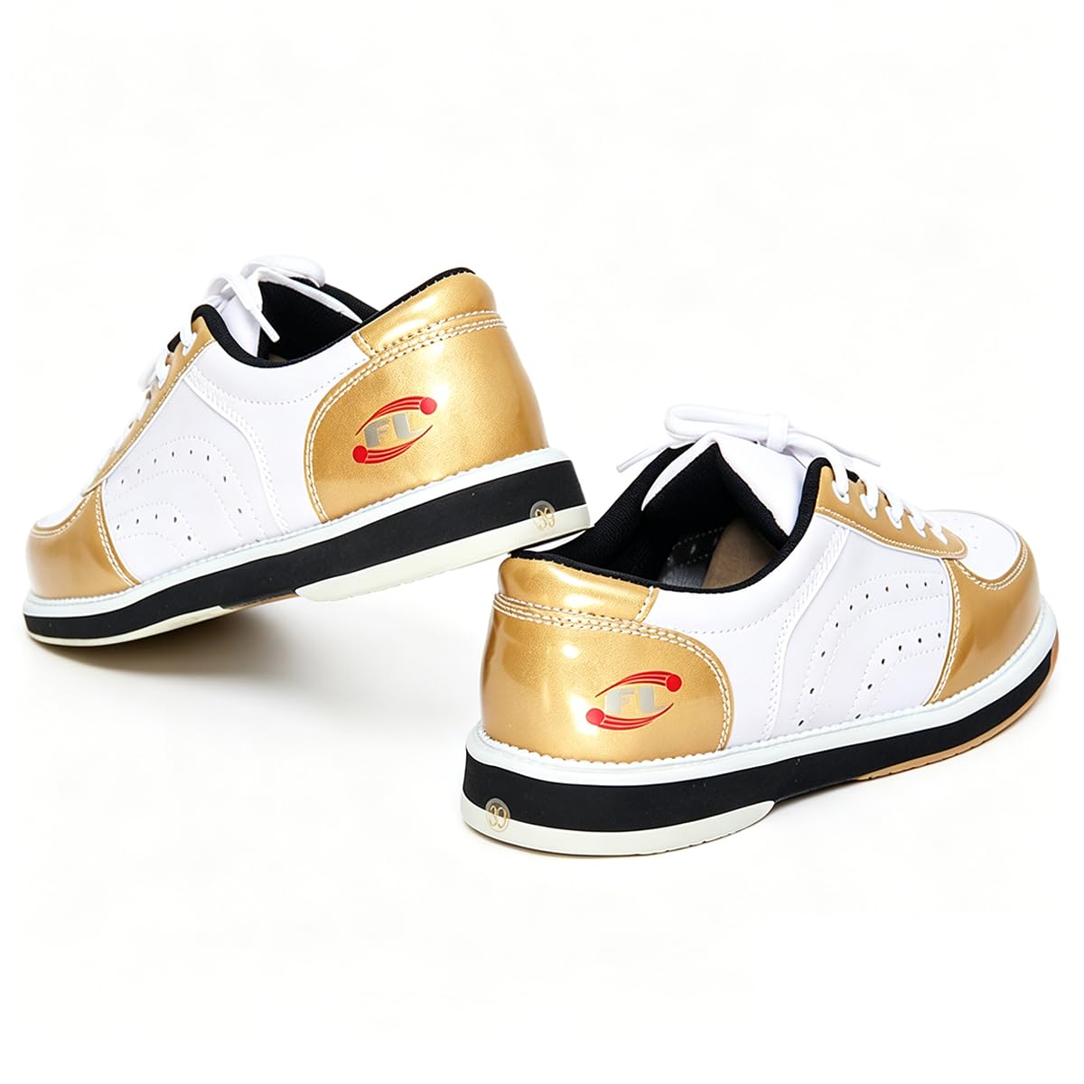 Scarpe da Bowling Uomo Pelle, Comoda Interno ed Esterno per Principianti Scarpe da Bocce, per Principianti E Avanzati