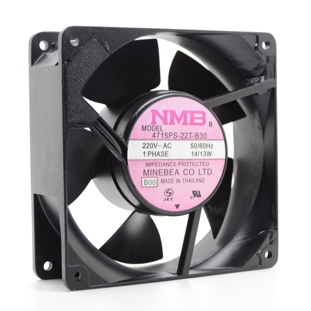 NMB 4715PS-22T-B30 12cm AC 220V 12012038 mm 12cm 120mm aluminum frame server inverter cooling fan