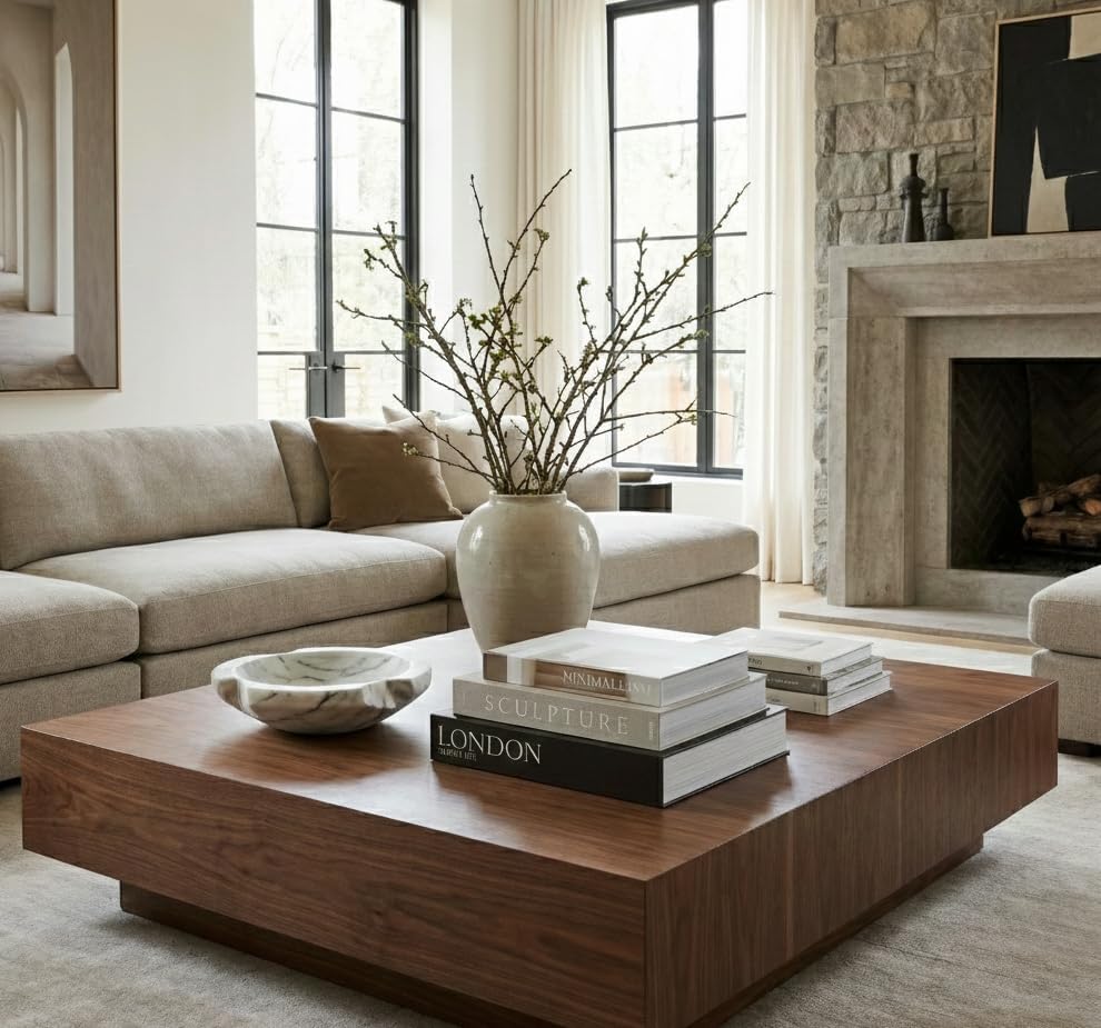 Set of 3 Oversized Decorative Coffee Table Books – Remote Box, Mail Storage, Key Storage, Home Staging - Image 3