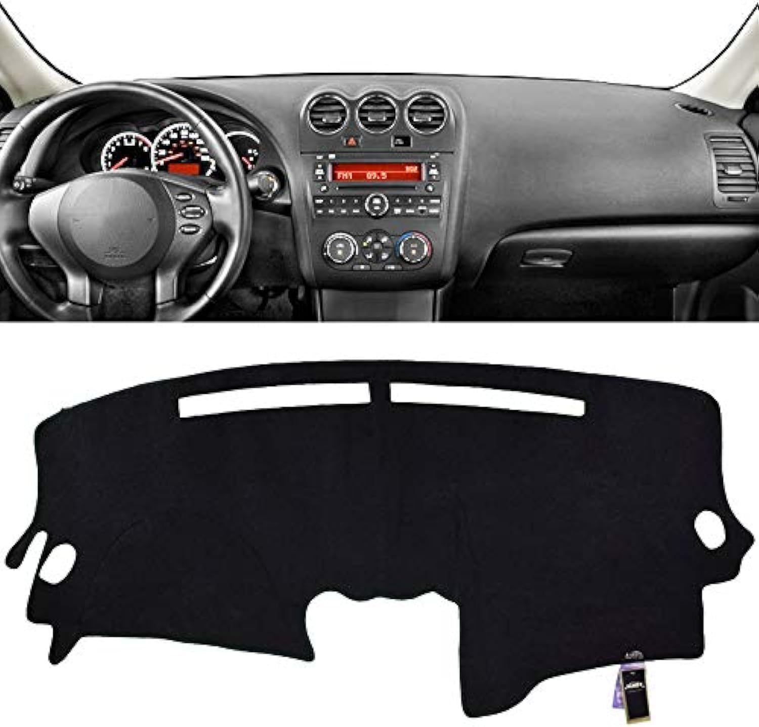XUKEY Dashboard Dash Board Cover Mat Carpet for Nissan Altima 2007 2008 2009 2010 2011 2012 Car Accessories Sunshade Glare UV Rays Protector