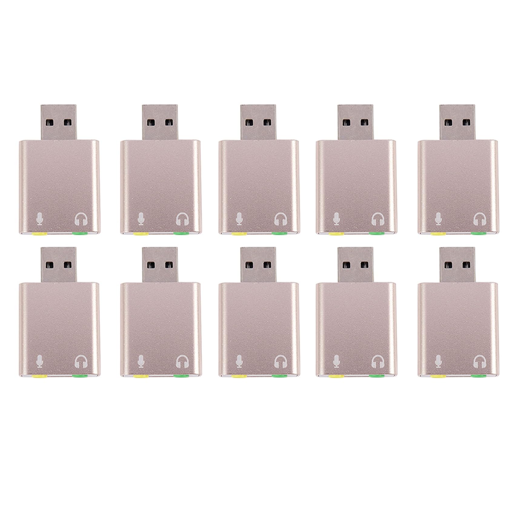 10X USB Sound Card 7.1 External USB to Jack 3.5mm Headphone Adapter Stereo Audio Mic Sound Card for Pc Computer Laptop-image-13