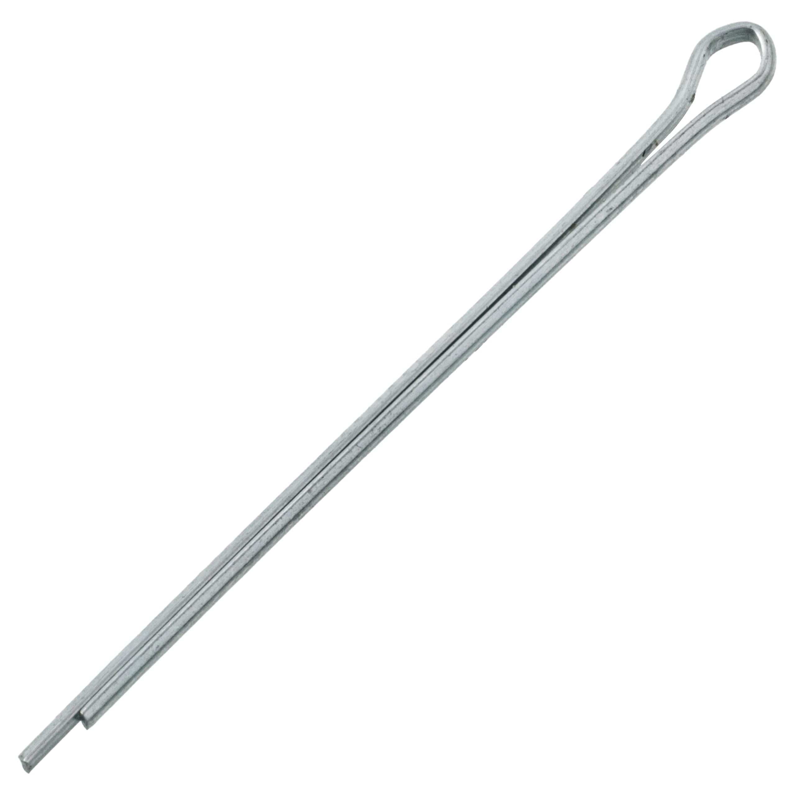 AERZETIX - Set di 20 coppiglie, perni spaccati tipo spilli Ø1x30mm | in acciaio color argento | per il fissaggio, il bloccaggio e l'assemblaggio meccanico di componenti su asse
