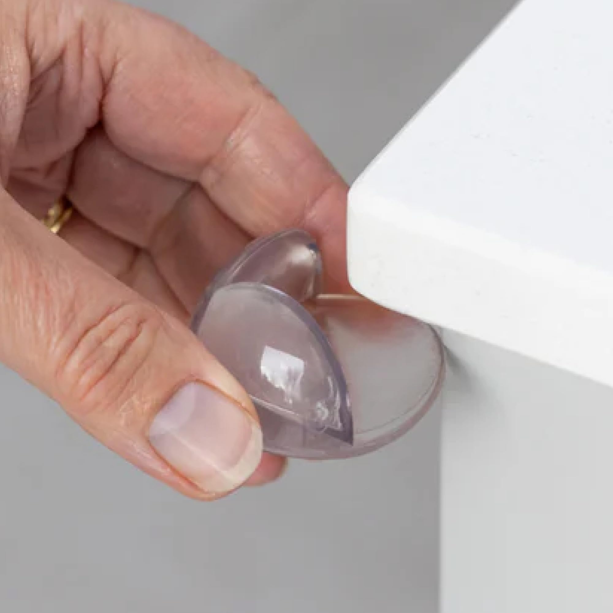 BABYGO® Corner Protectors for Baby - 12 Pack Clear Table Edge Guards | Strong Adhesive Furniture Safety Bumpers for Kids, Transparent Child Corner Protectors