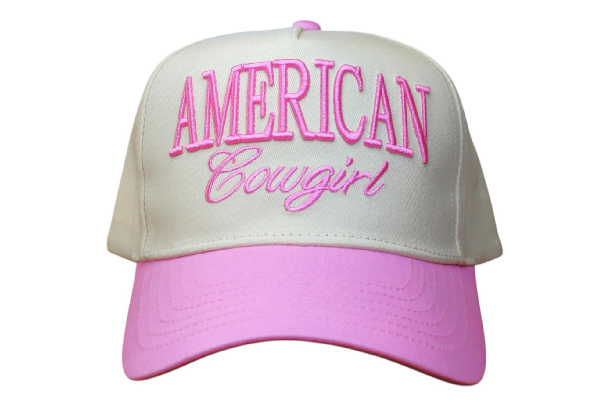 Vintage Trucker Hat | Western Trucker Hats | Men Women Trendy Snapback | Cowboy Hat for Women | Cowgirl Hat | Hats for Men| Hats for Women | Party Hat | Gifts for Him (Pink)