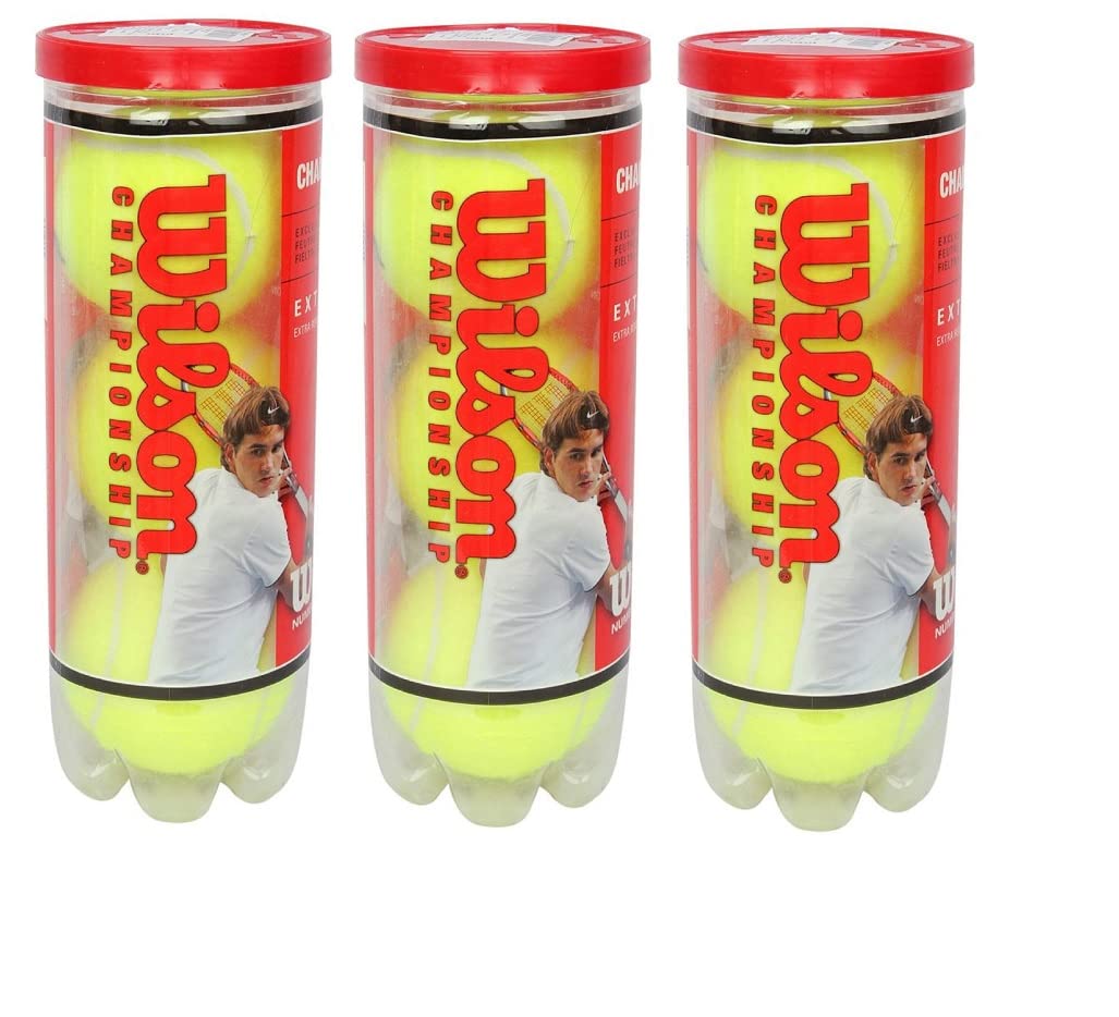 Wilson Championship Synthetic Tennis Balls, 3-CAN (Yellow) (B01K5S7QIK) Amazon Price History, Amazon Price Tracker