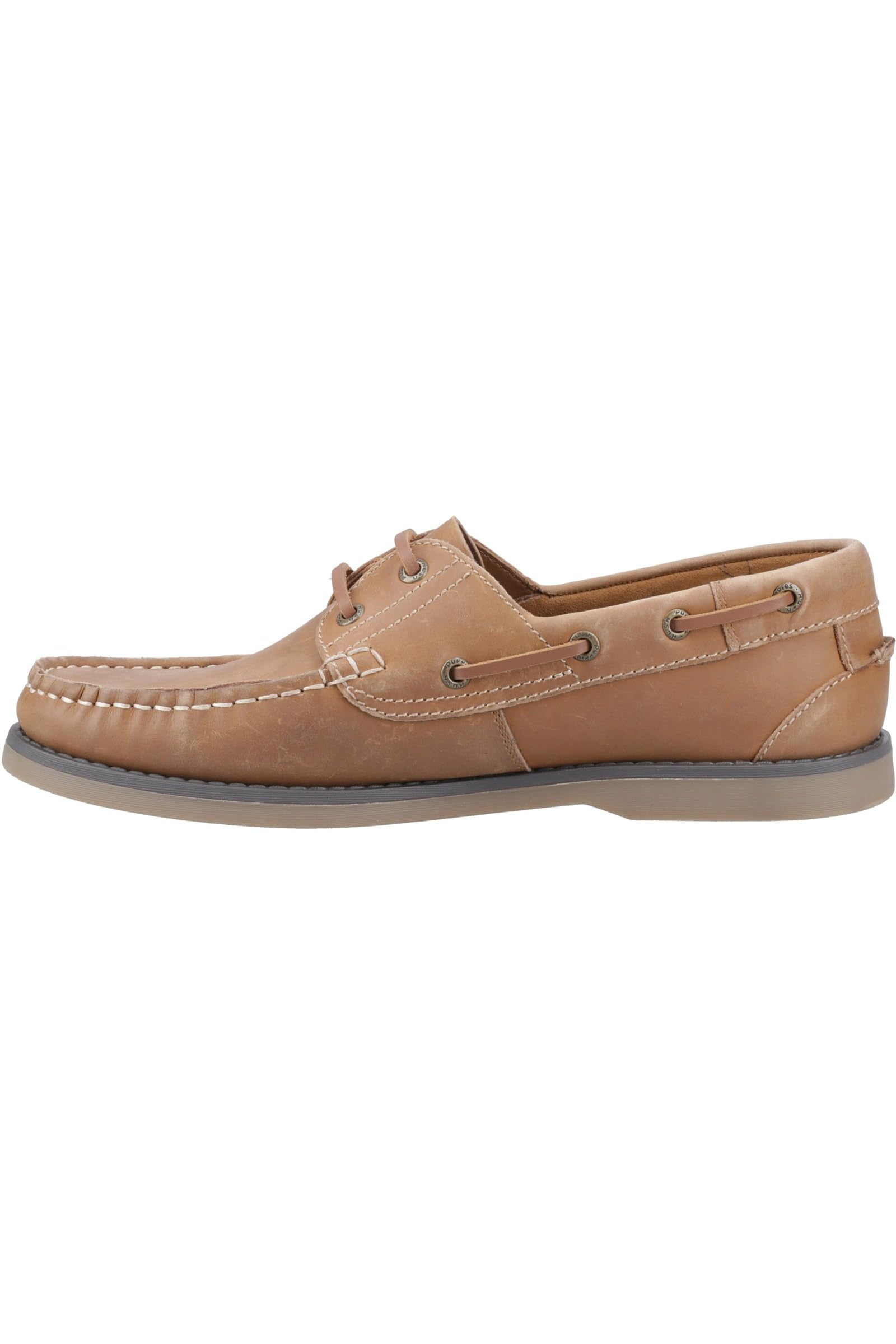 Hush Puppies Male Wilson Boat Shoe, Tan, 9