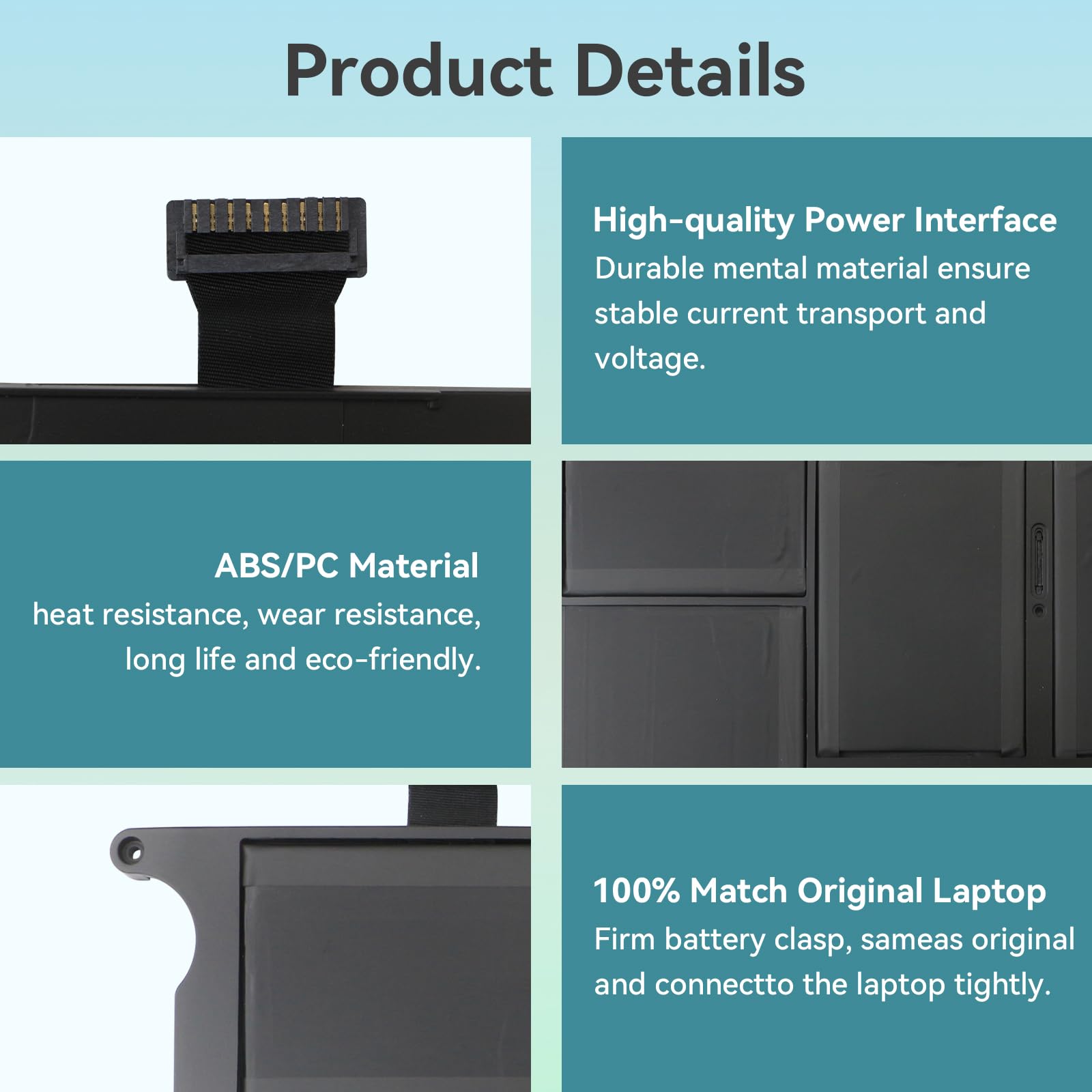 A1375 Laptop Battery Replacement for MacBook Air 11" 11.6" A1370 (Only Late 2010 Version) EMC 2393 MC505LL/A MC506LL/A MC507LL/A MC505ZP/A MC506X/A MC506F/A MC506J/A MC505LZ/A MC505D/A MC505F/A 35Wh