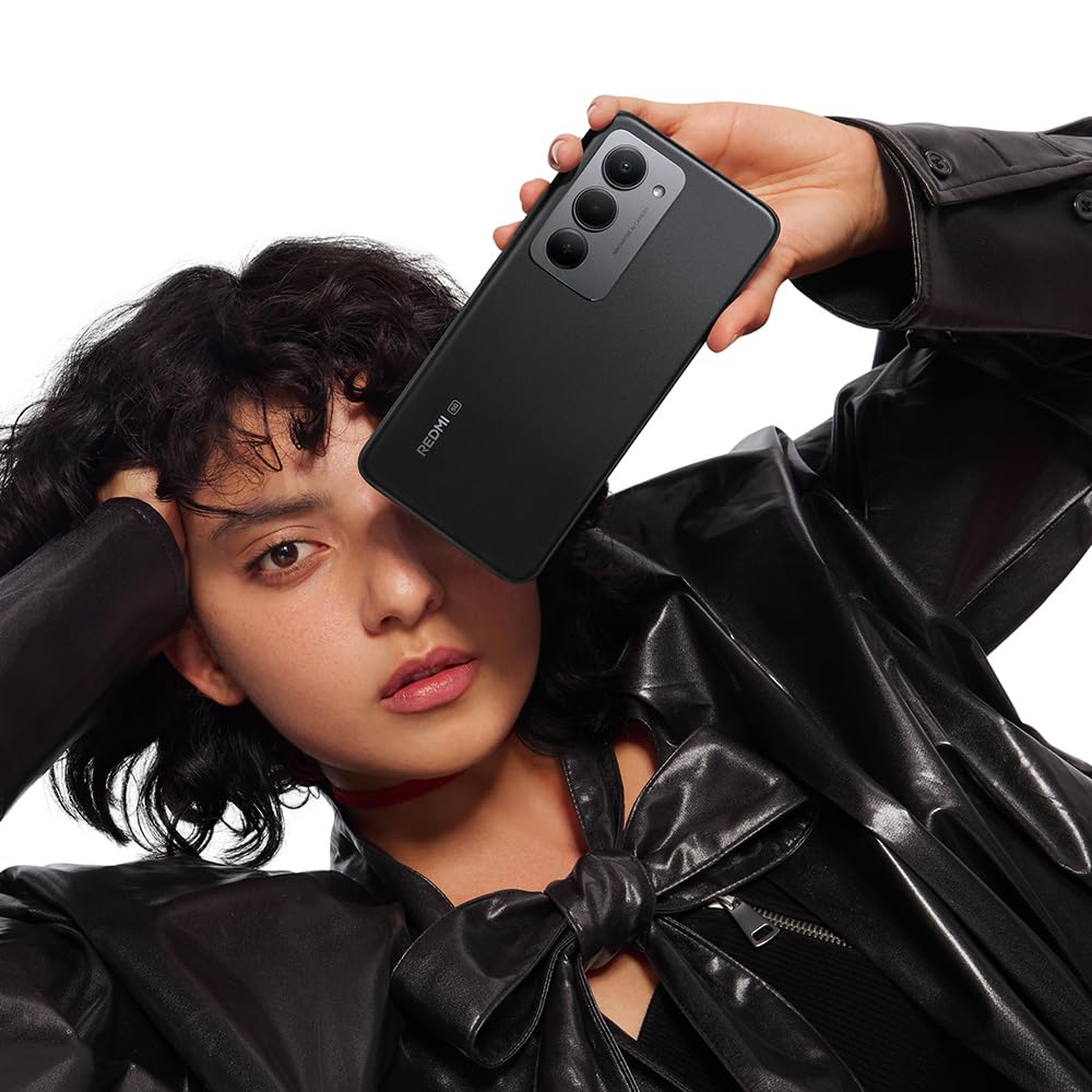 XIAOMI REDMI 15 5G Smartphone, 8+256GB, 50MP Kamera, 7000mAh Akku, Schwarz | Handy mit Android, 6,9'' FHD+ DotDisplay 144Hz, Snapdragon® 6s Gen 3, 6nm-Prozess, Octa-Core-CPU,50MP Hauptkamera,
