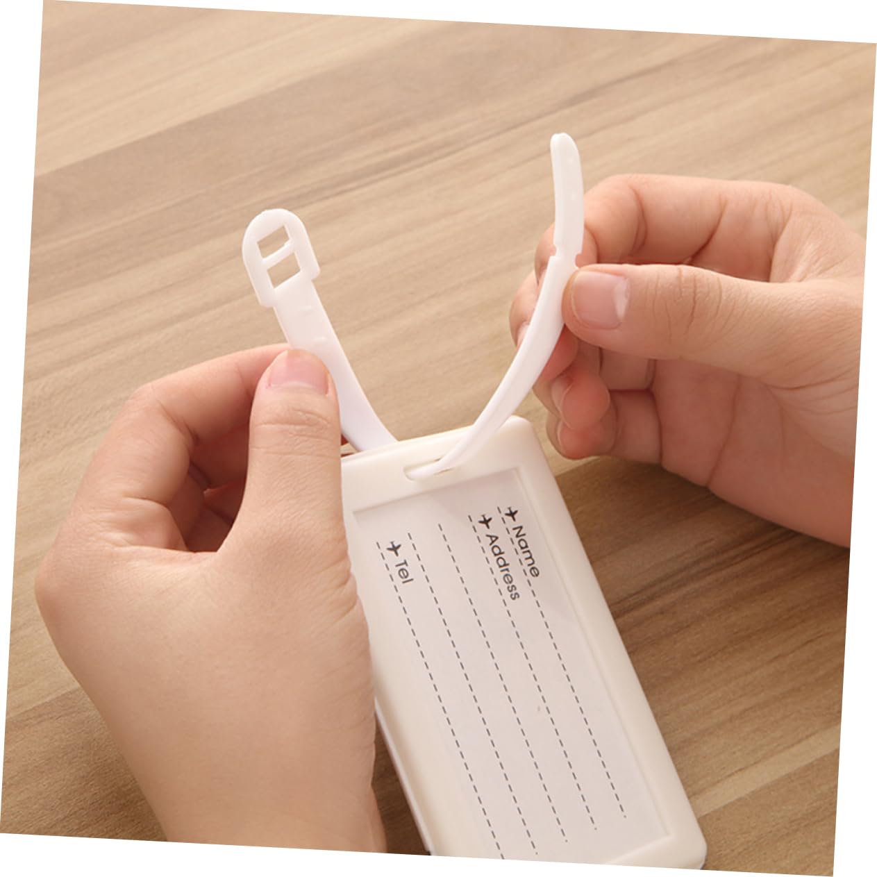 VALICLUD 15pezzi Etichette Pvc Per Bagaglio Targhette Identificative Per Valigie Borse Cartellini Per e Indirizzo Per e Trasporti