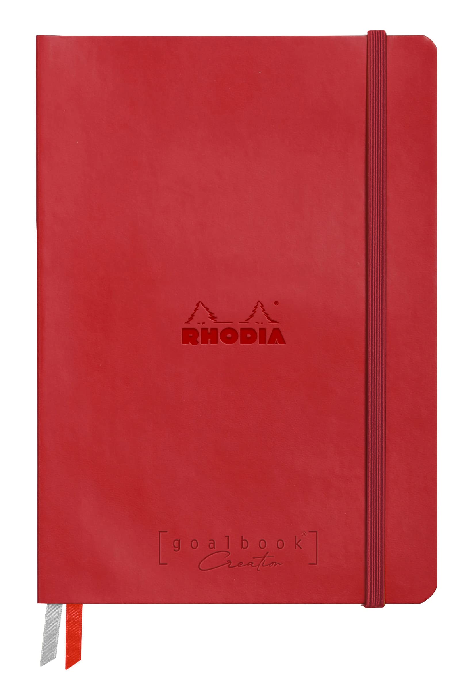 Rhodia 194442C Carnet Rigide Bullet Journal Goalbook Creation Lie De Vin - A5 15,5X21X2 Cm